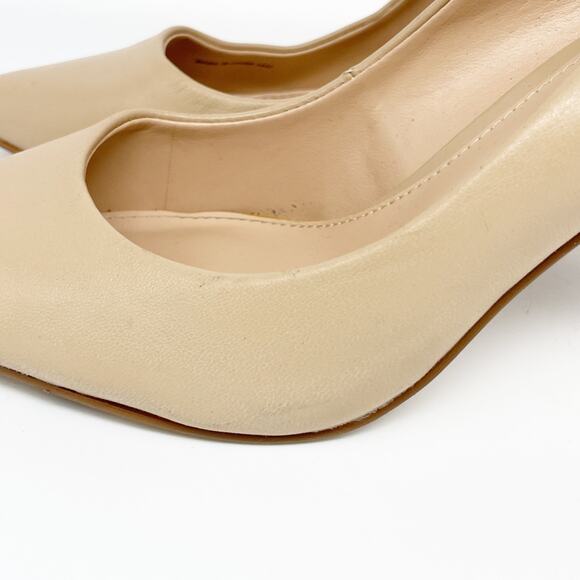 Steve Madden Women's Luiza Leather Pointed Toe Pumps Tan Size 8 M - Picture 13 of 15